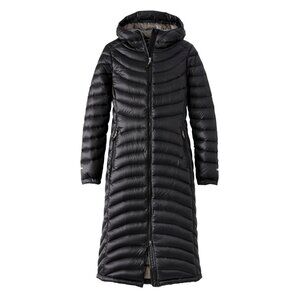 L.L. BEAN WOMEN'S ULTRALIGHT 850 DOWN COAT, LONG BLACK MEDIUM NWT $250 FIRM